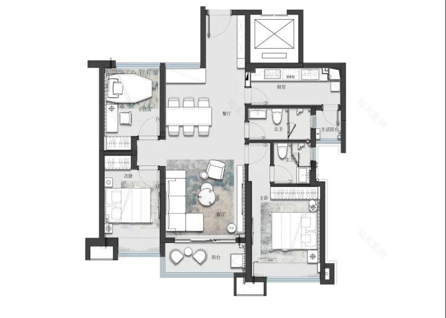 中山万科四季花城样板房项目丨中国中山丨深圳市艾斯蒂设计有限公司-36