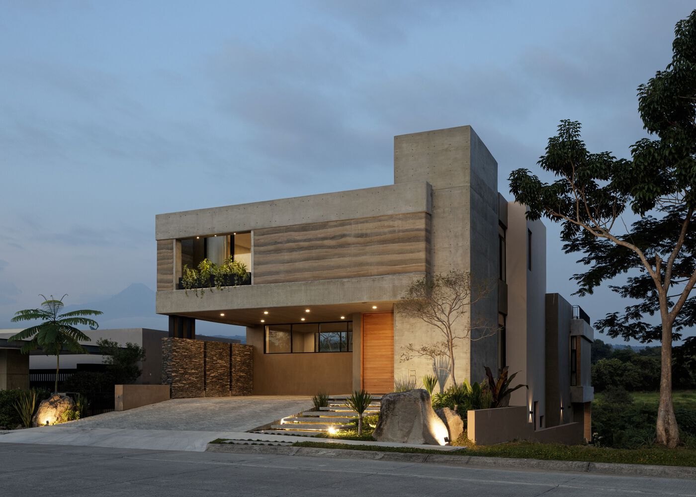 火山之家的生态融合设计丨墨西哥-42