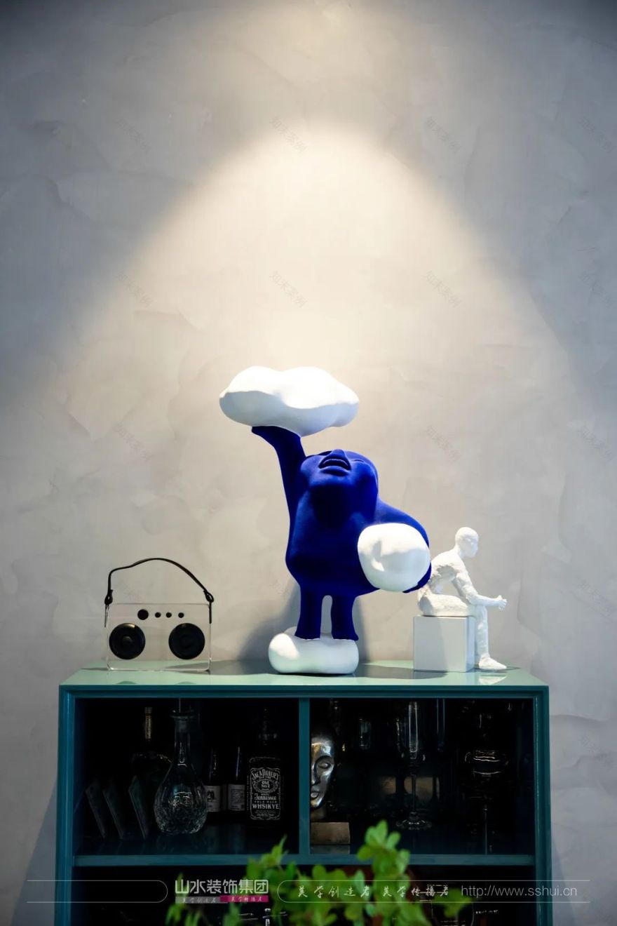 赛博朋克山水 S200 样板间丨山水空间装饰-12