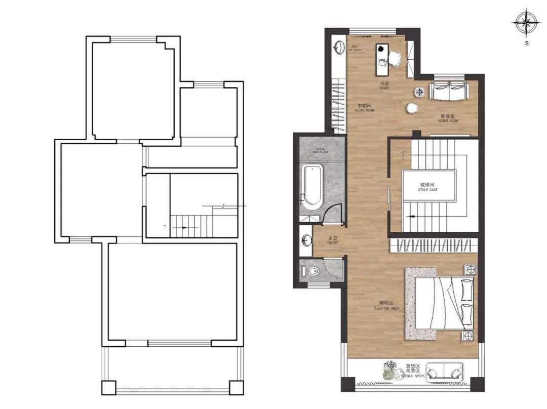 300m²银丰唐郡别墅 | 简约自然，生活美学-16