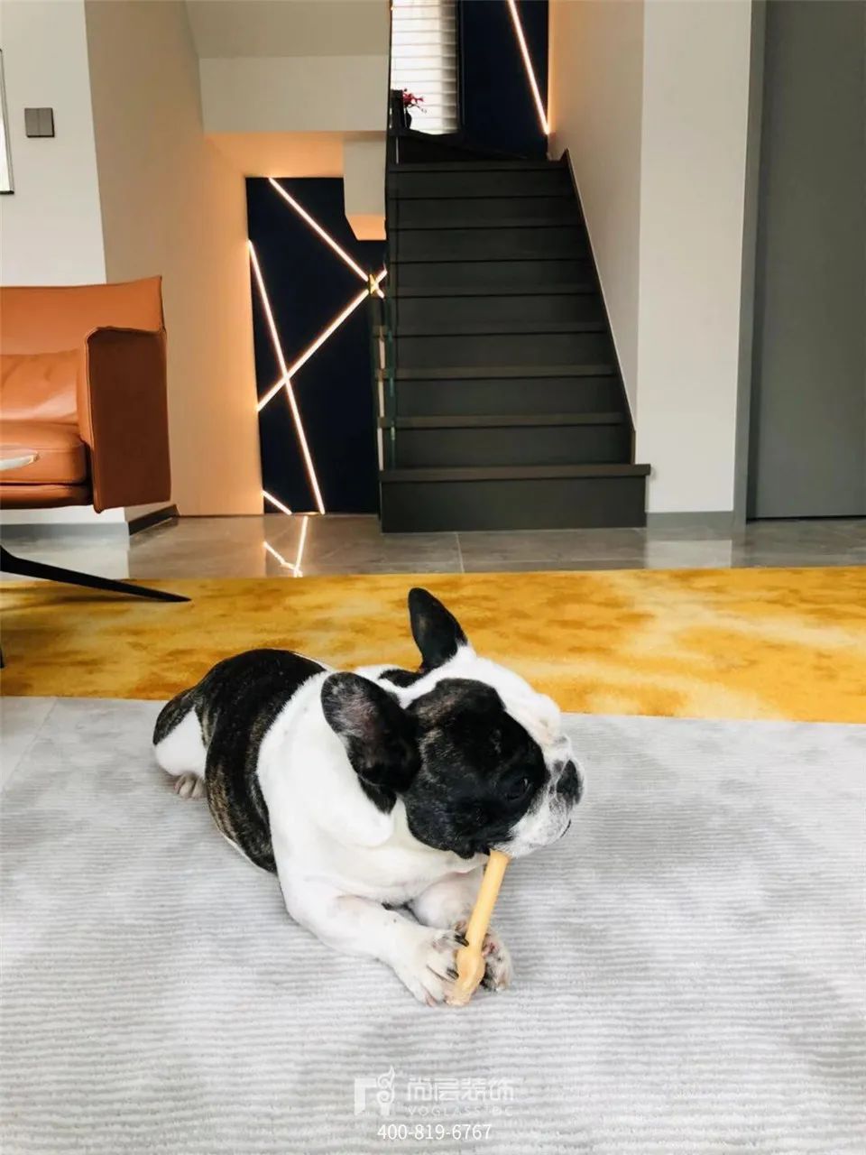 90后夫妻320㎡的新家，客餐厅直接通往后花园，还有健身区和茶室...-5