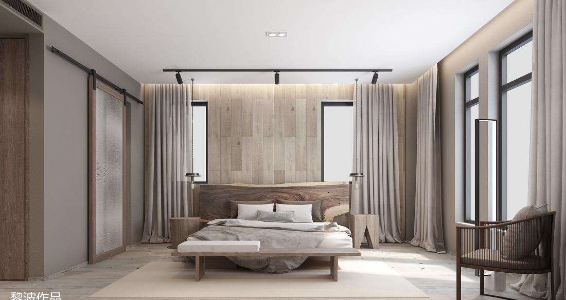 黎波设计作品 | 自然漫步，现代写意空间-55