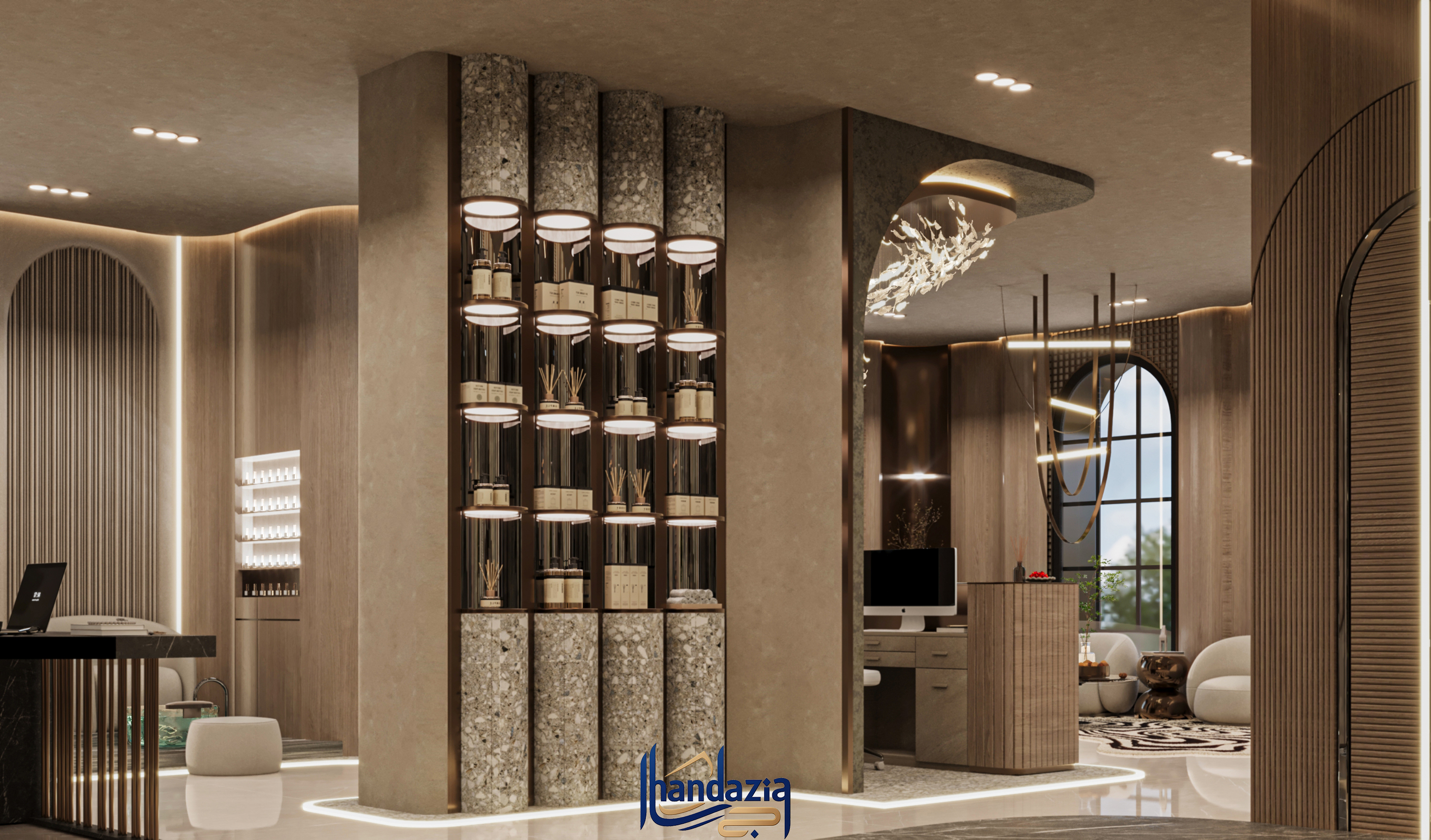 沙特阿拉伯美容中心室内设计丨汉达齐亚集团（HANDAZIA GROUP）-14