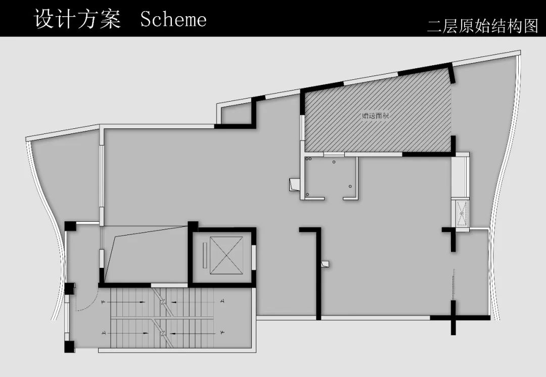 黑白极简，打造 330㎡顶层复式梦空间-32