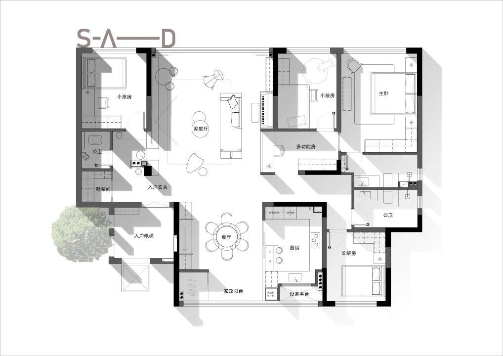 SA实景  一个会“生长”的家，用原木与暖白书写亲子陪伴的诗_20250929-51
