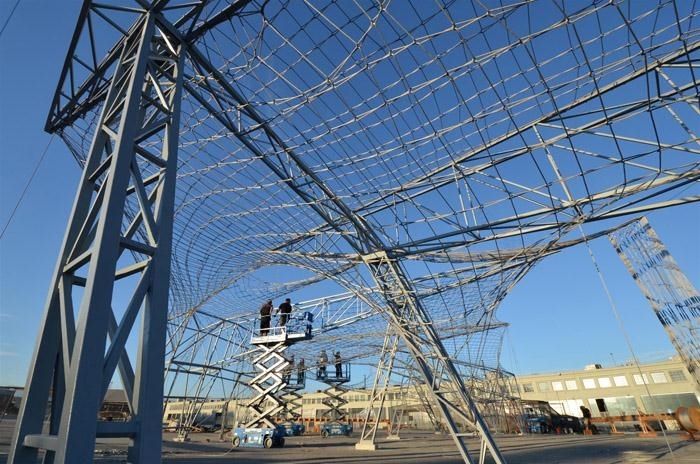 南加州大学建筑学院毕业典礼临时展馆,美国 / Oyler Wu Collaborative-19