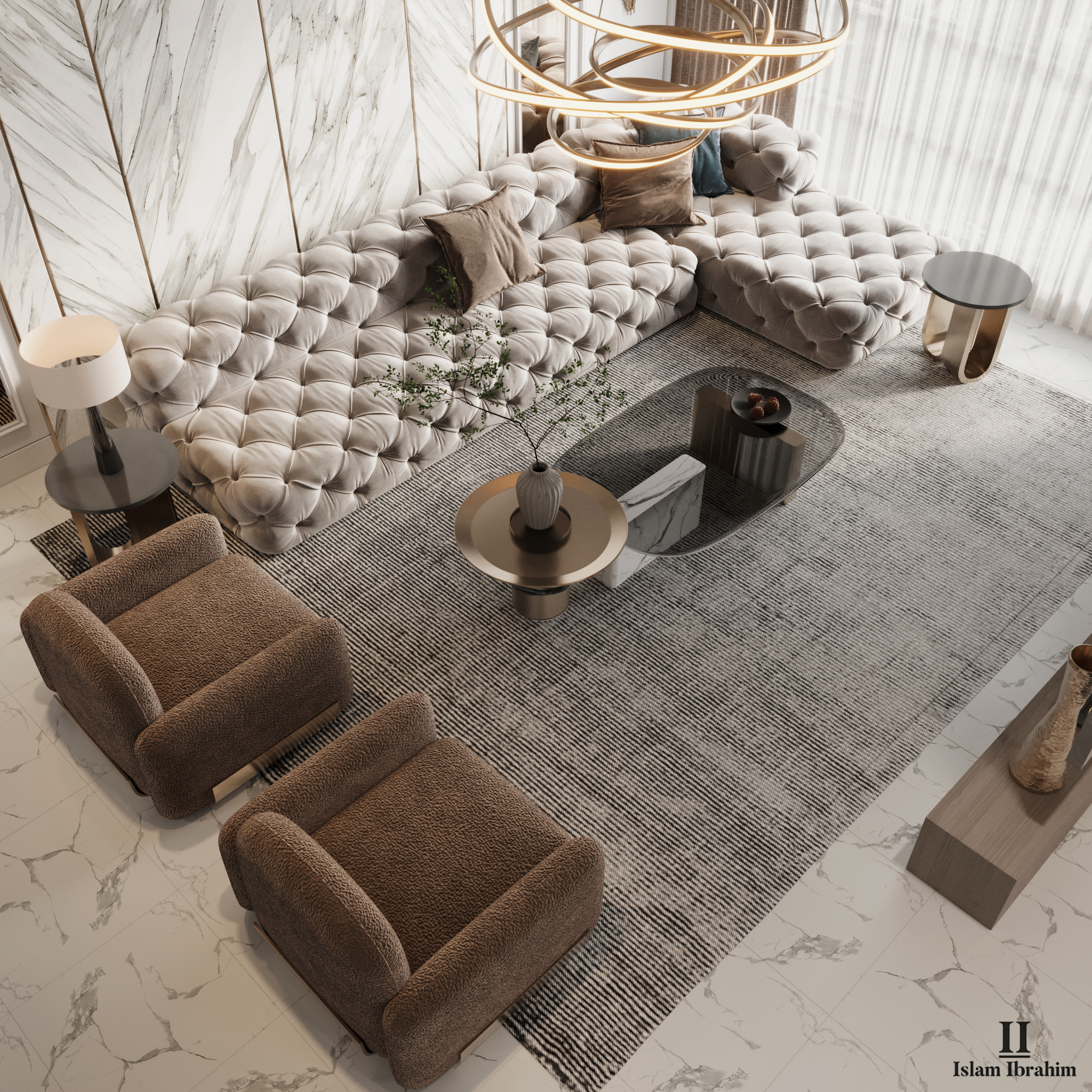 餐饮与起居区丨阿联酋丨ISLAM IBRAHIM & MUHAMMED SALAH-20