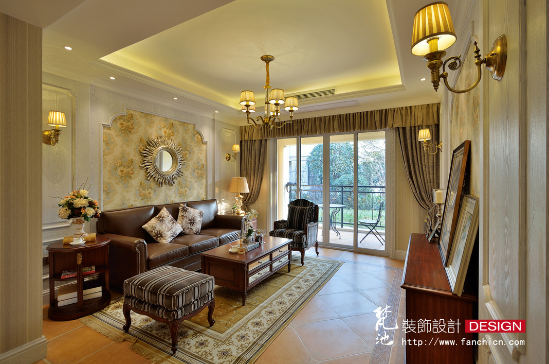 泰州景范康城 90㎡美式样板间 | 复古与活力的完美结合-5