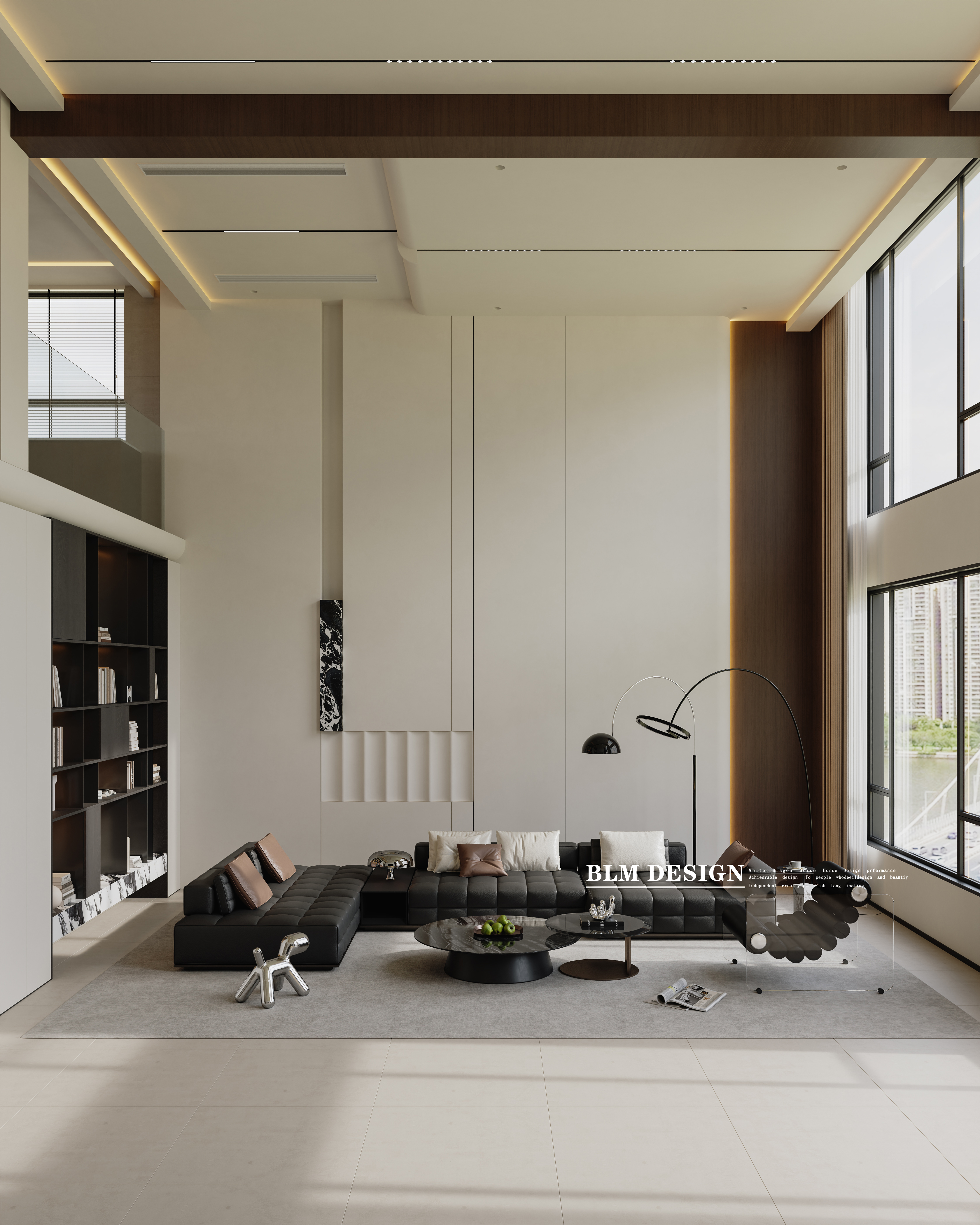 挑空别墅-白龙马效果图-6