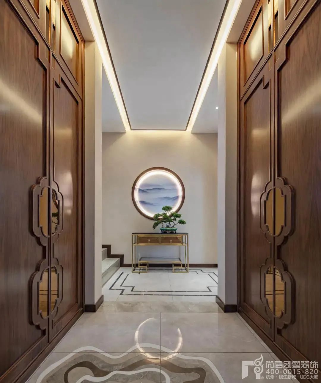 新中式别墅设计丨尚层别墅装饰-20