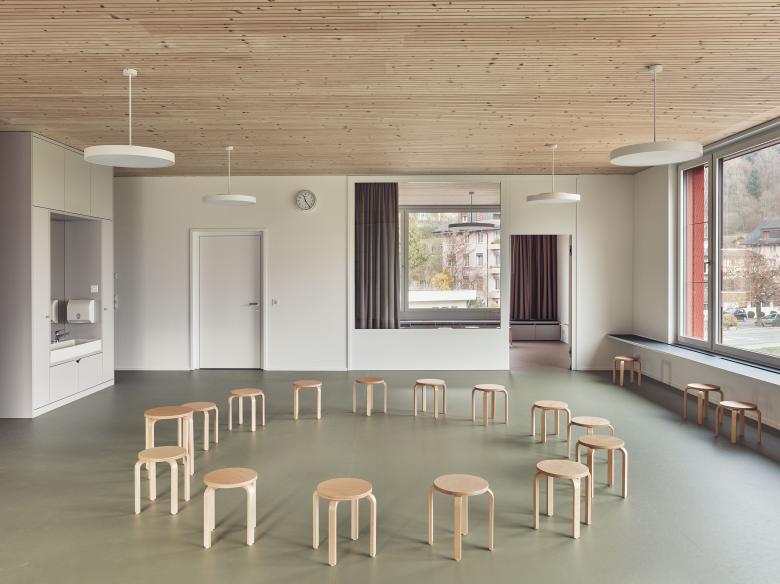 Müller Mantel Architekten ETH SIA丨Neubau Dreifachkindergarten - Schulanlage Eischachen Malters丨瑞士-15