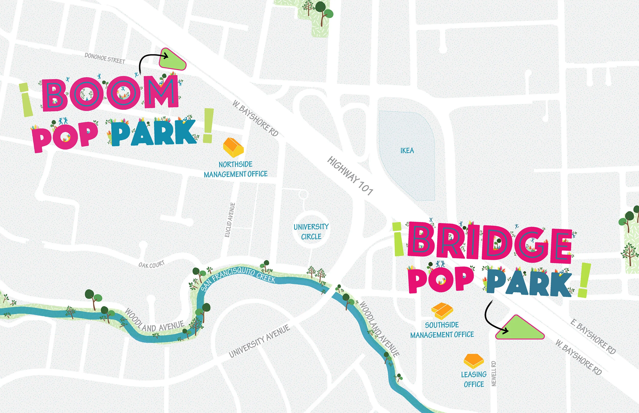 砰砰流行公园和桥梁流行公园丨美国丨SITELAB urban studio,LMNOP Design等-30