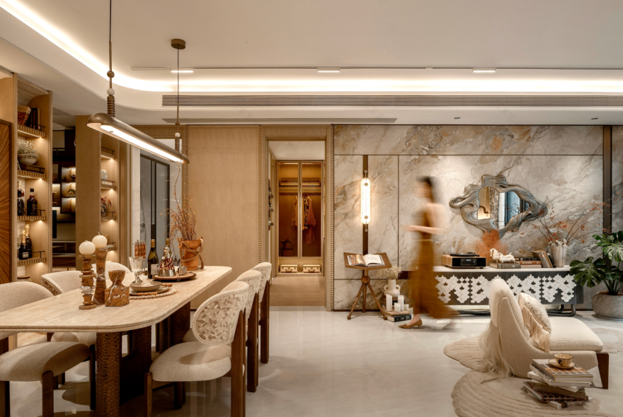 西安招商林屿缦岛105㎡样板间丨中国西安丨无隅制造-8