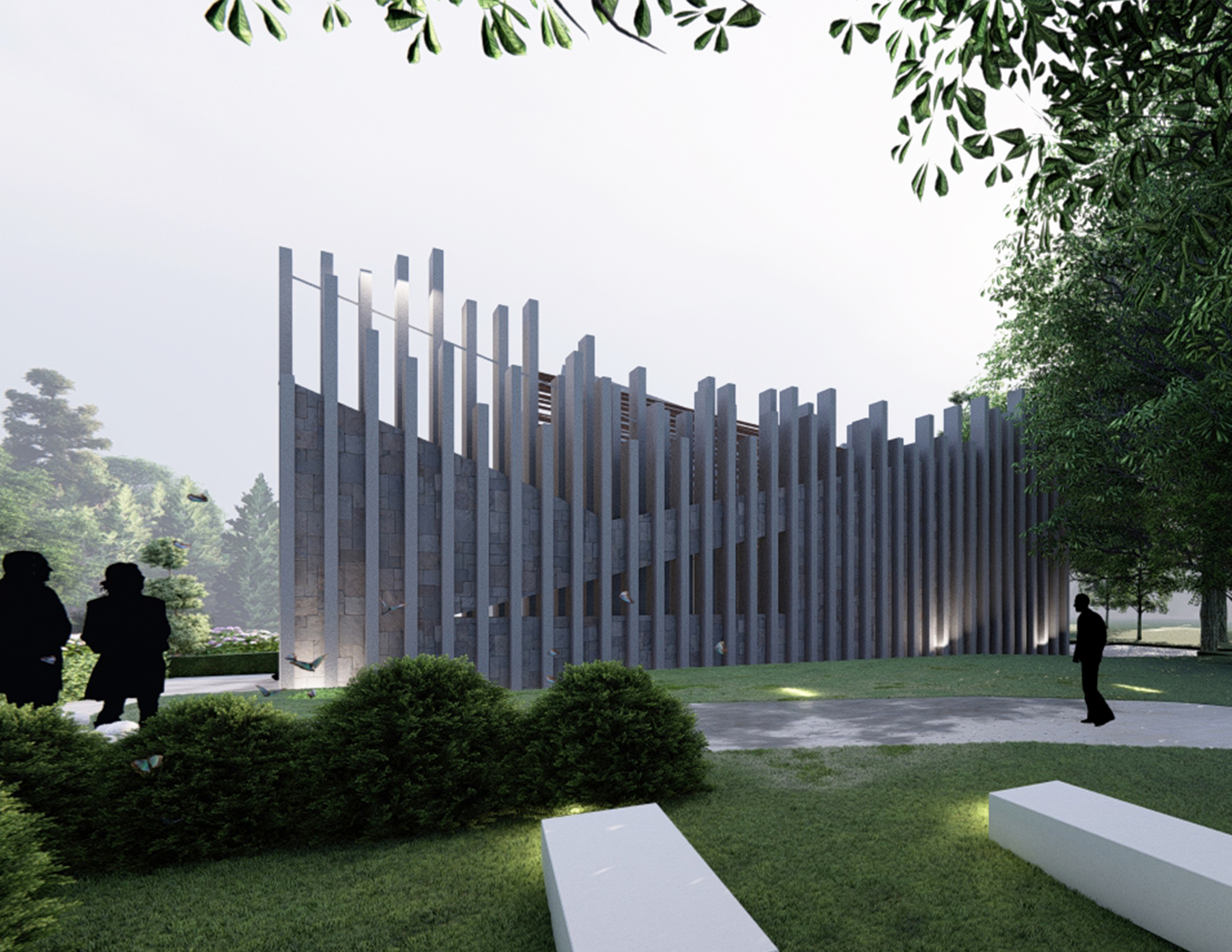 自然颂亭丨Ohene Twum Architecture-10