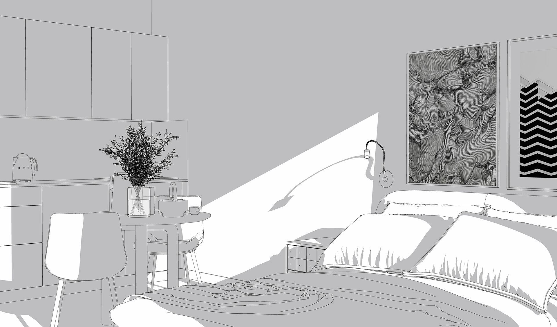 公寓短期租赁设计项目丨俄罗斯诺夫哥罗德丨Evgeny Semenov-14