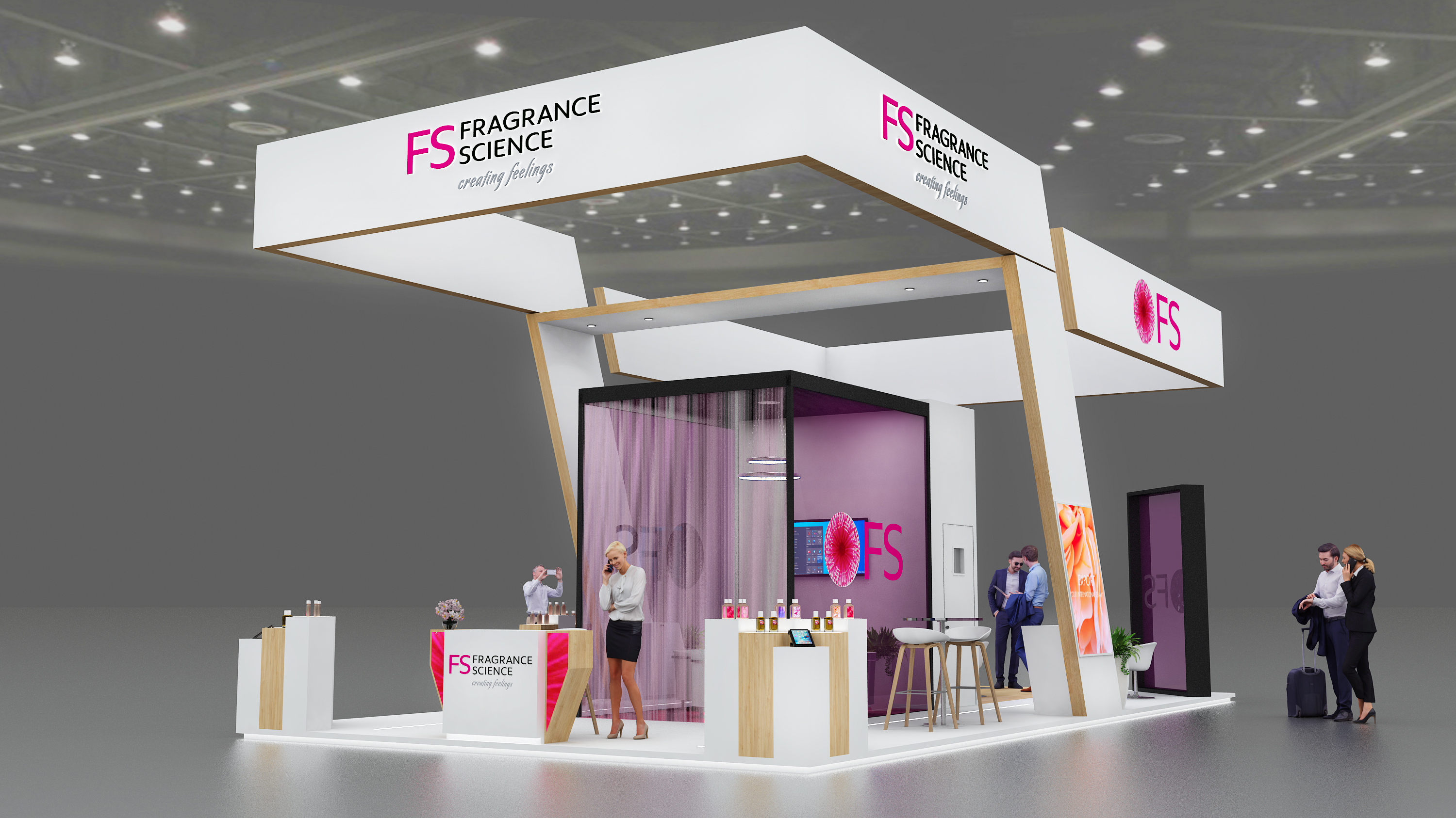 Design concept for exhibition stand - FRAGRANCE SCEINCE-3