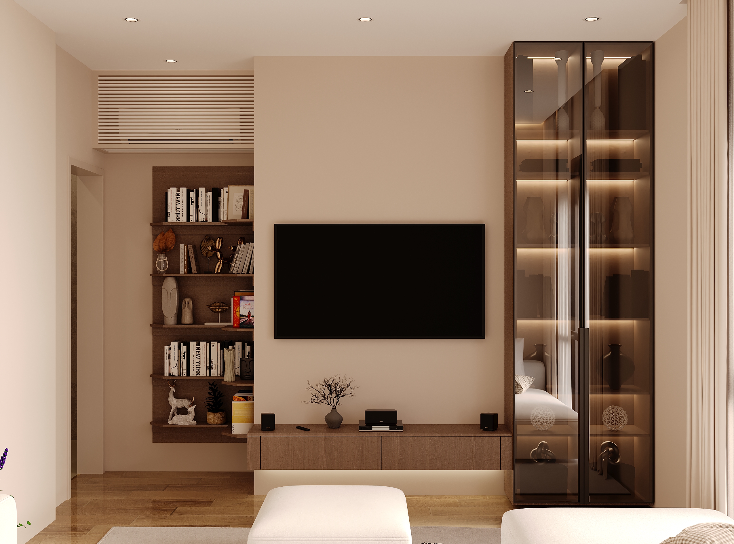 当代集成式储物豪华卧室设计-10