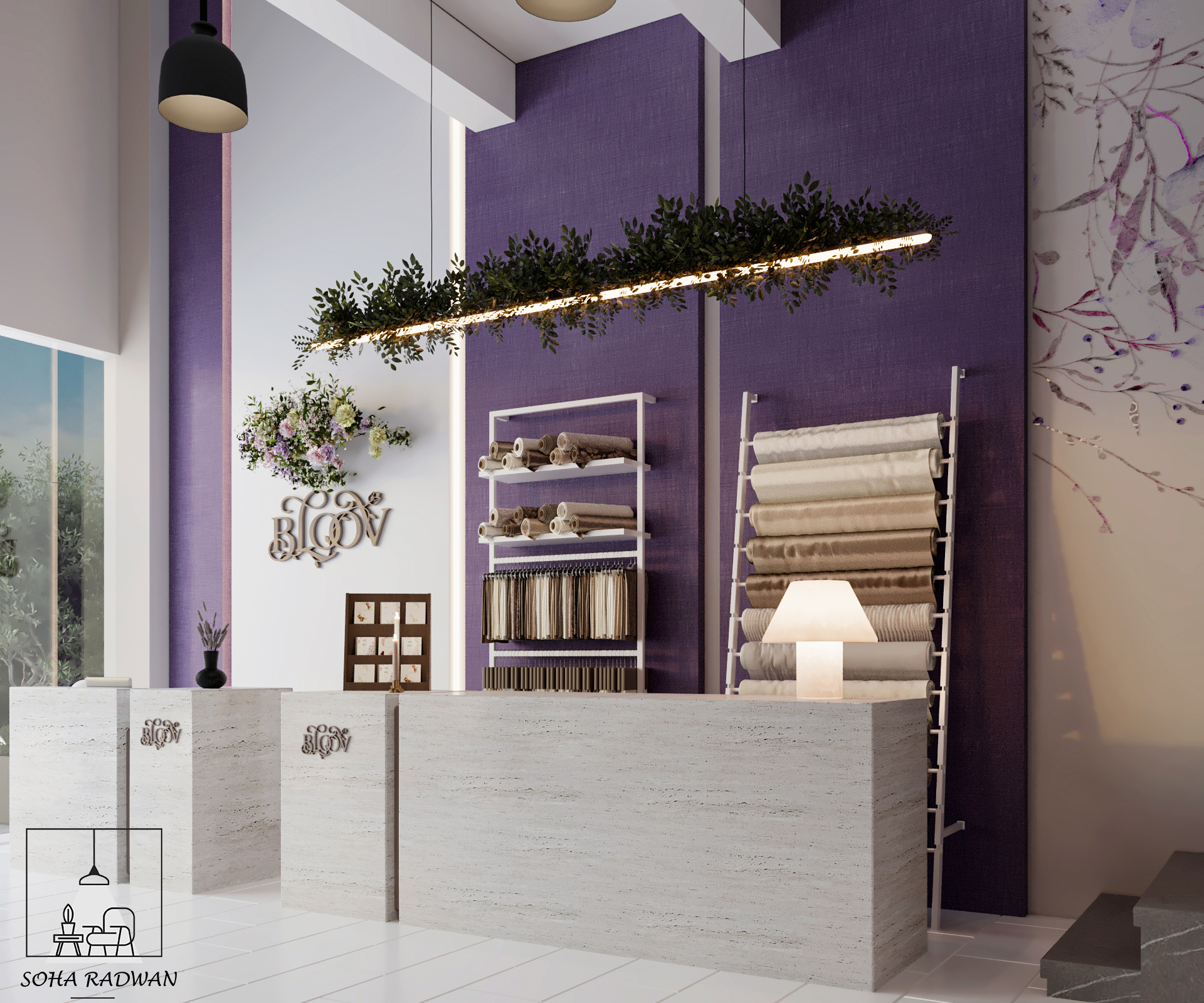 沙特阿拉伯花店设计丨沙特阿拉伯吉达-14