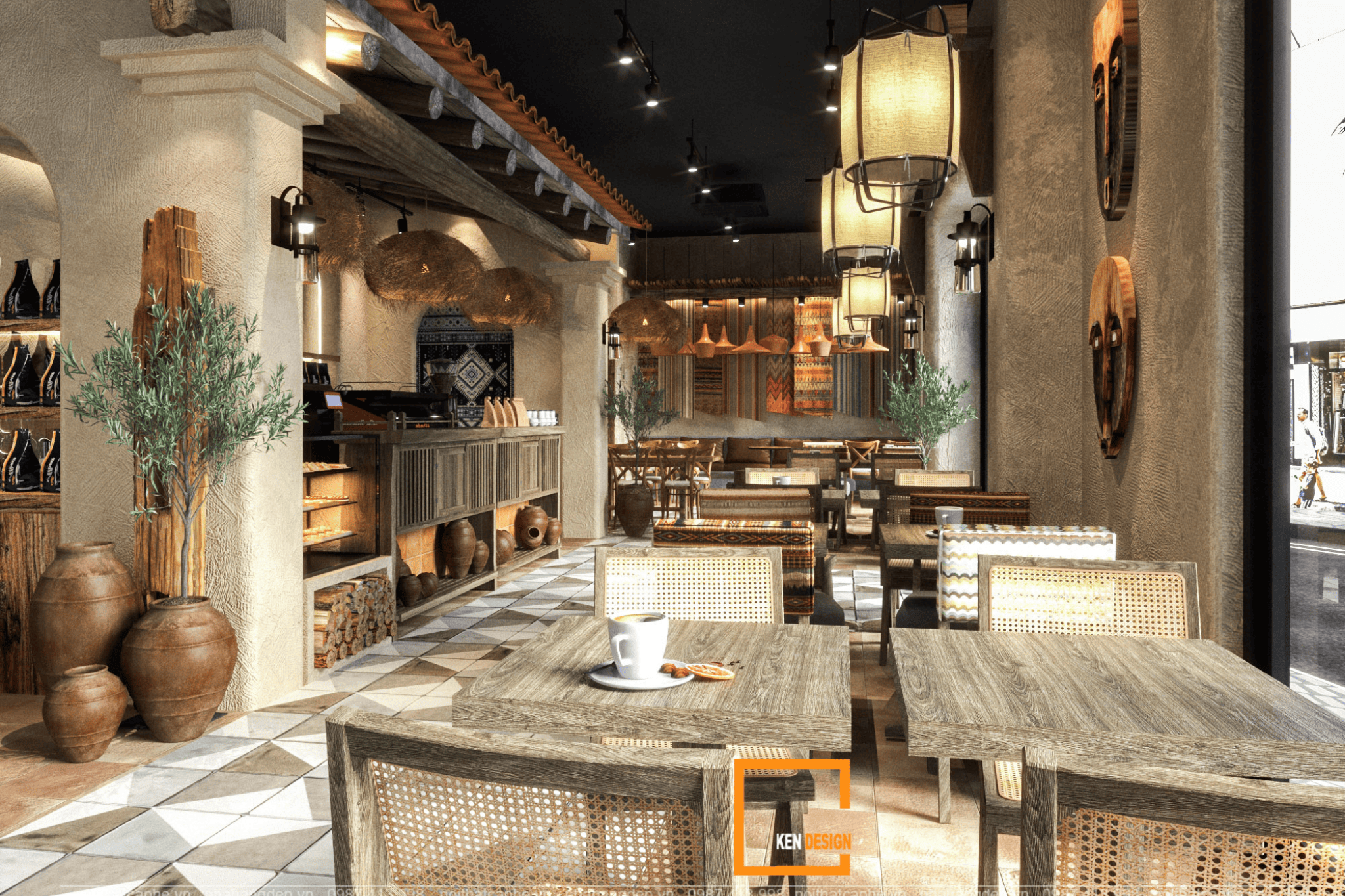 咖啡馆 Ân Nam 设计-6