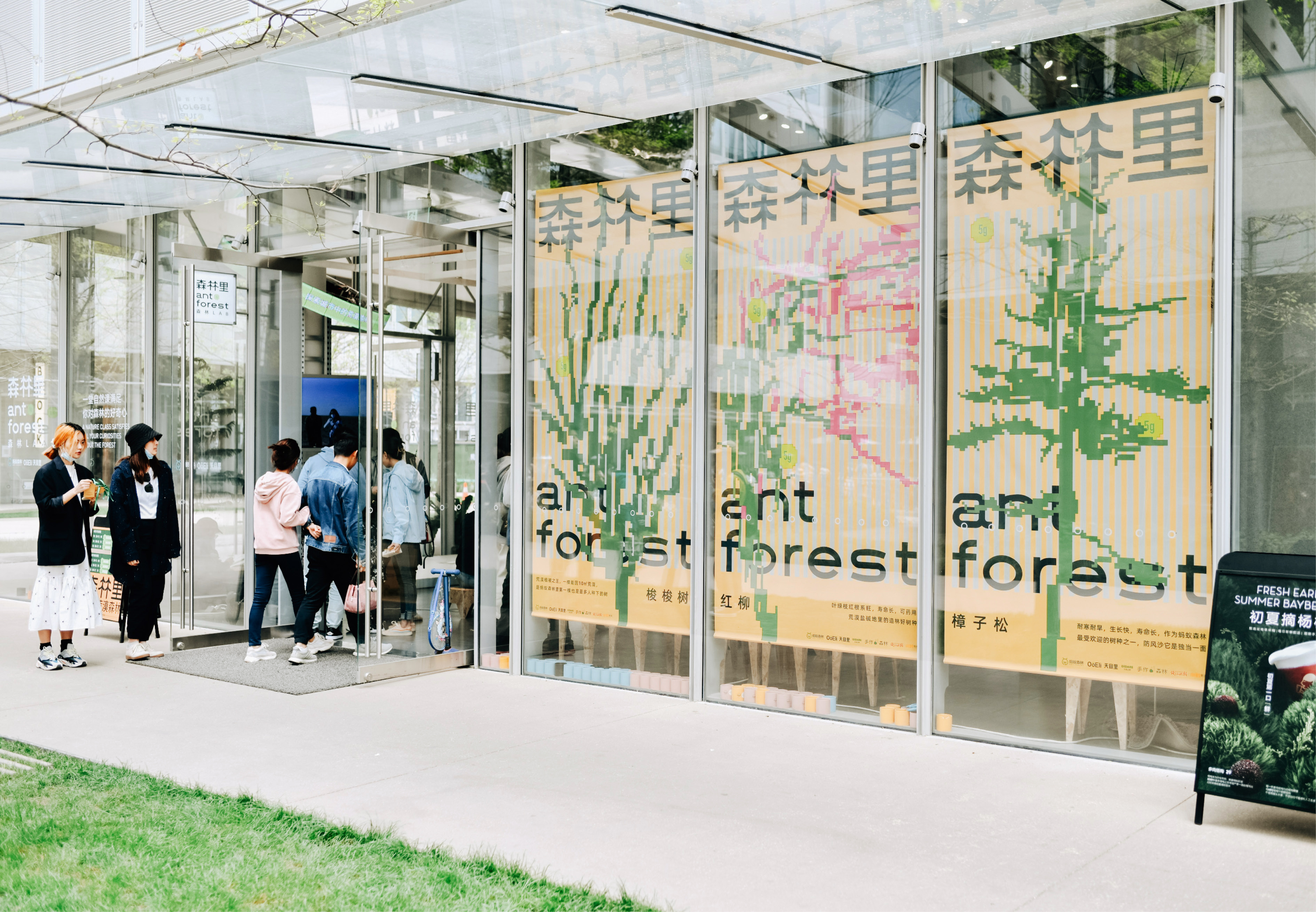 杭州天目里绿色嘉年华「森林里」丨中国杭州丨蚂蚁森林,杭州天目里,不是美术馆-25