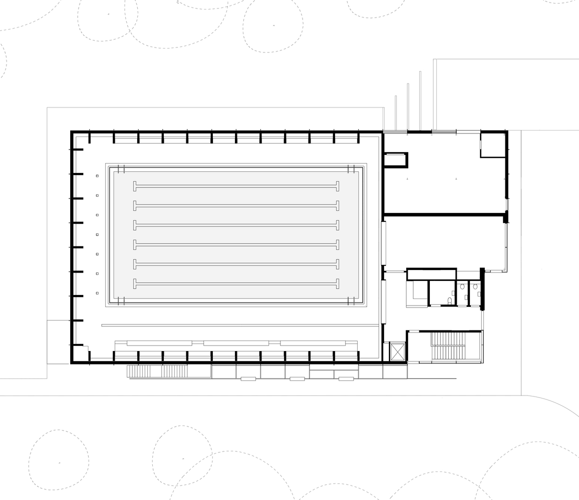 Freemen's School 游泳馆-59