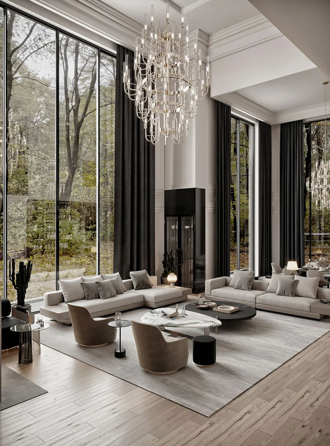 别墅豪宅 室内设计丨阿曼丨ZEBRANO,Buro One-6