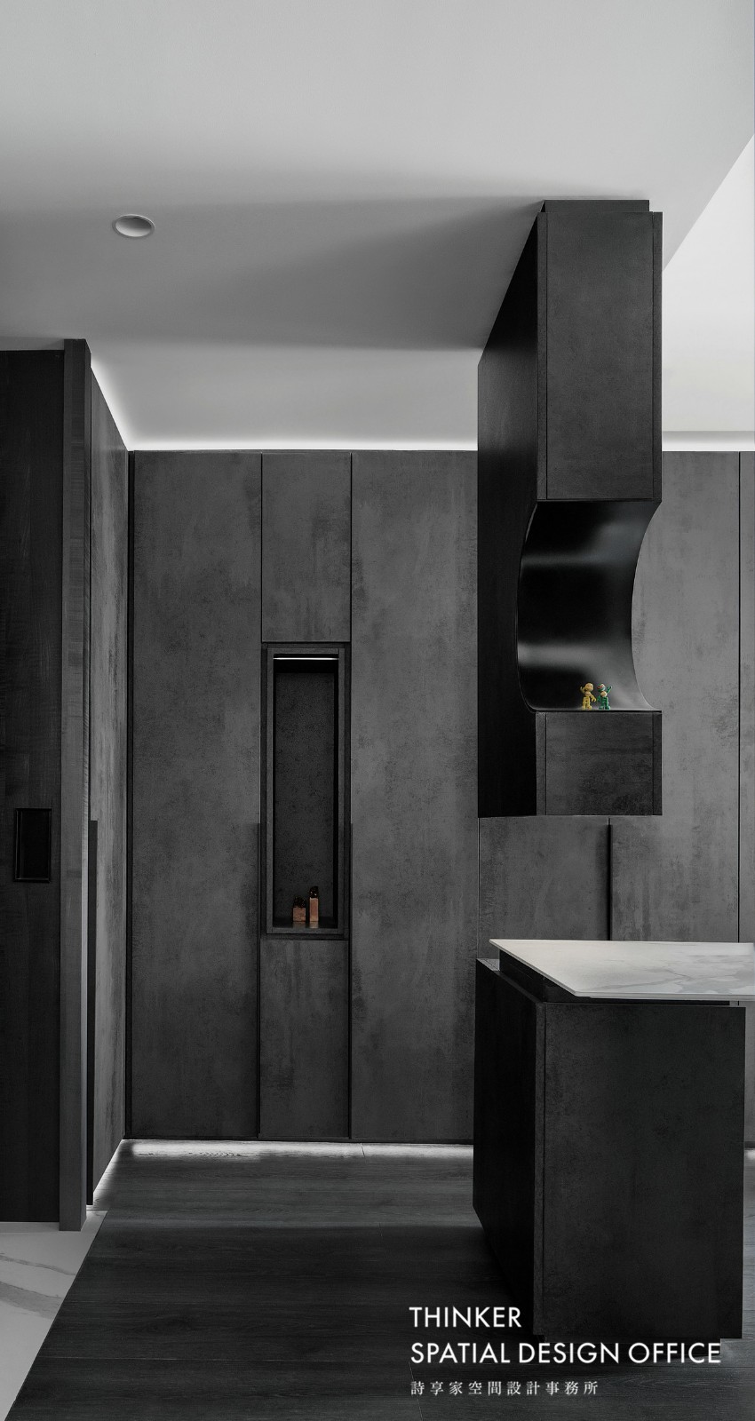 诗享家设计 | 140㎡高级灰现代简约住宅,生活不寻常-65