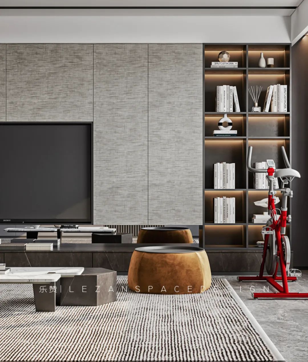 高质人居 唯美灰调丨中国上海丨宁波市乐赞室内装饰设计有限公司-9
