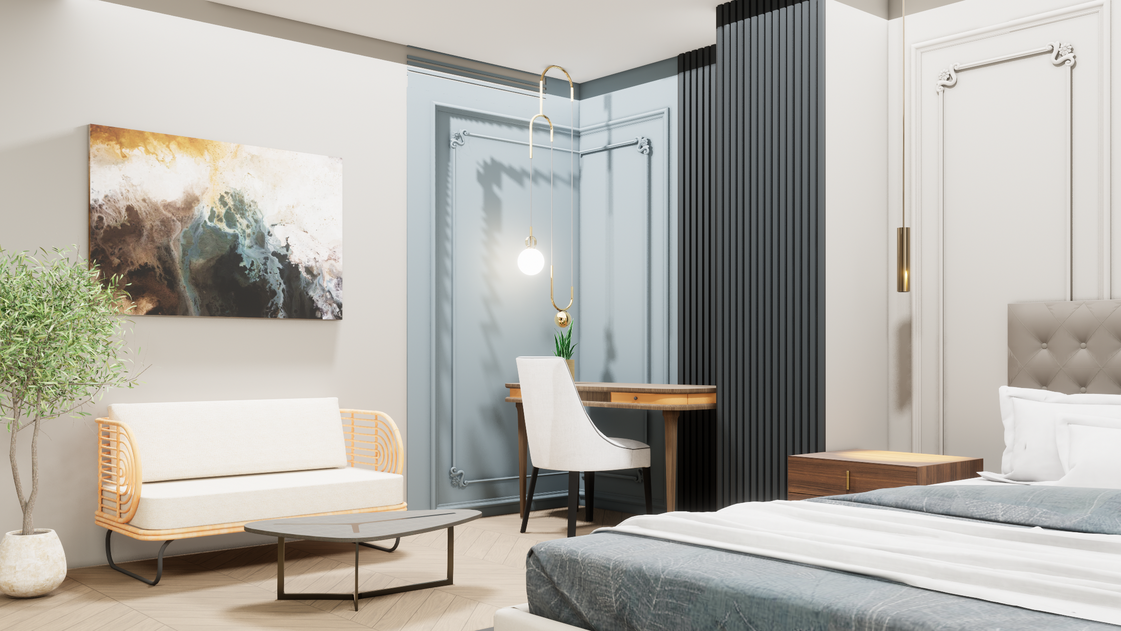 Classical Bedroom design-4