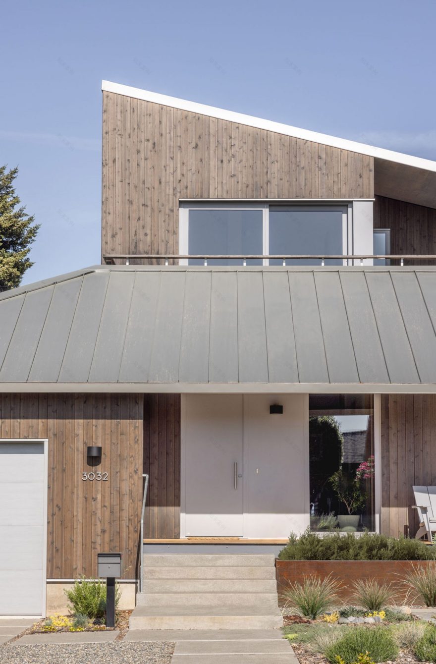 西雅图“锯齿峰”木覆层住宅丨美国西雅图丨SHED Architecture & Design-7
