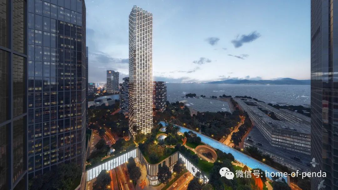 深圳“生命之岛” | 绿意盎然的城市超高层公寓-24