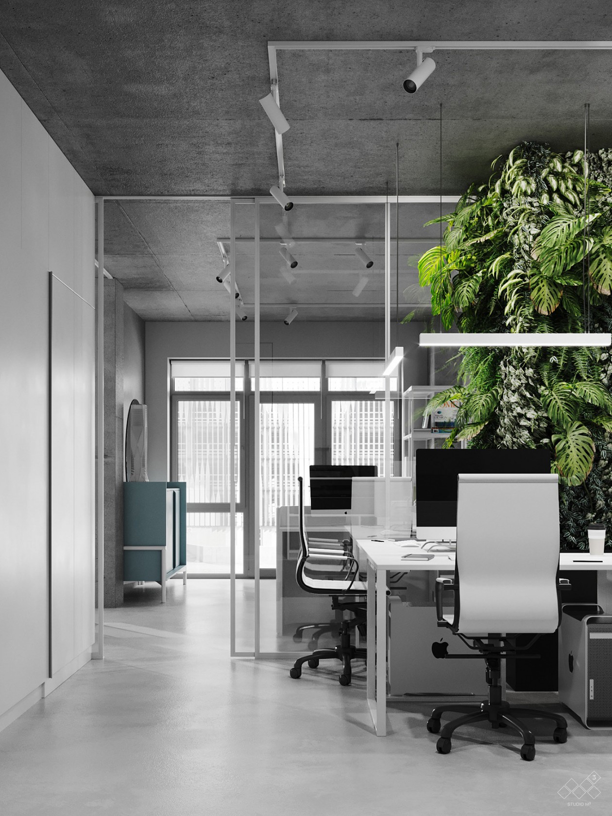 乌克兰基辅86㎡办公空间设计-11