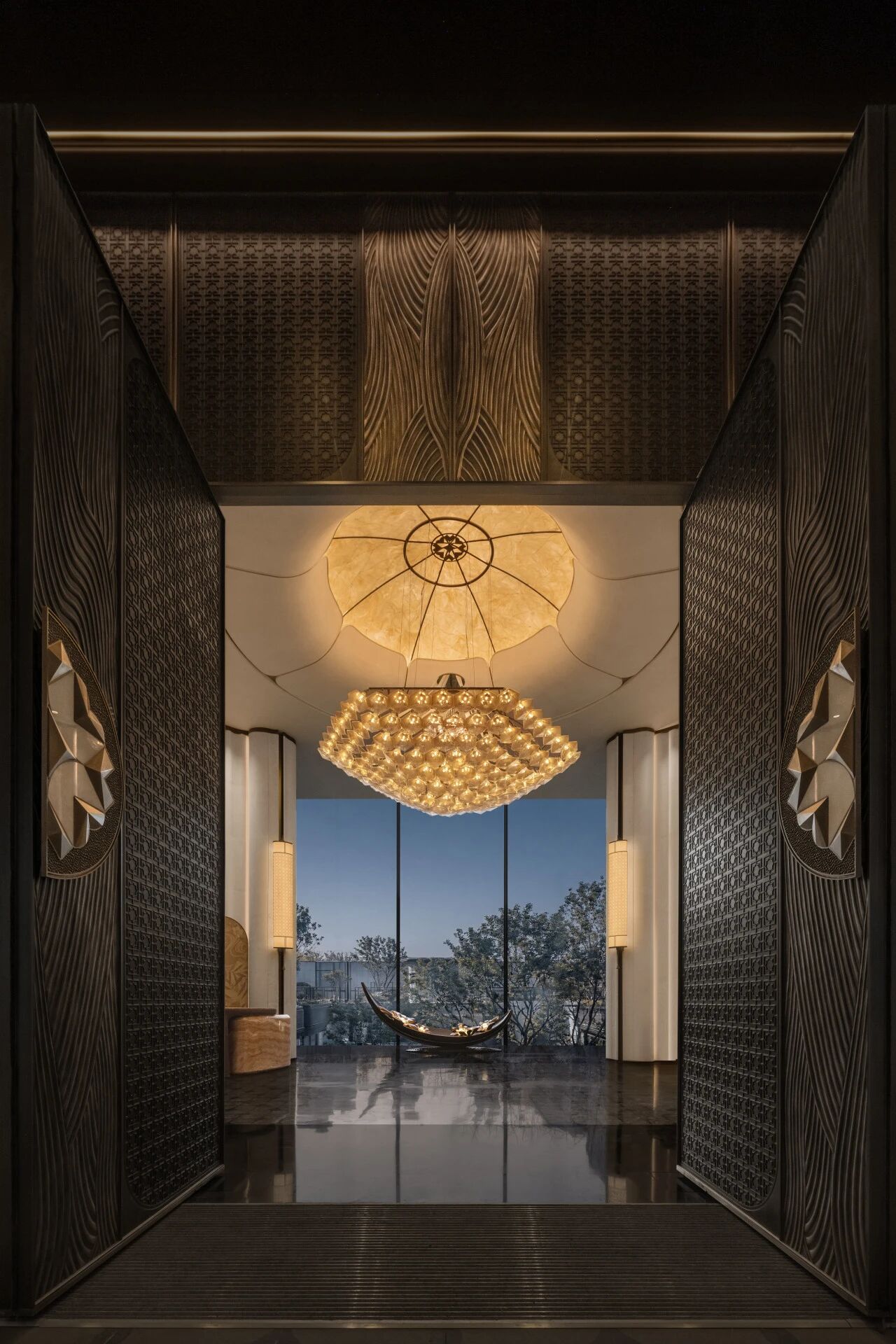 保利·长安天曜丨中国石家庄丨硬装,软装为明德设计,建筑为上海霍普建筑设计事务所,景观为上海朗道景观-10