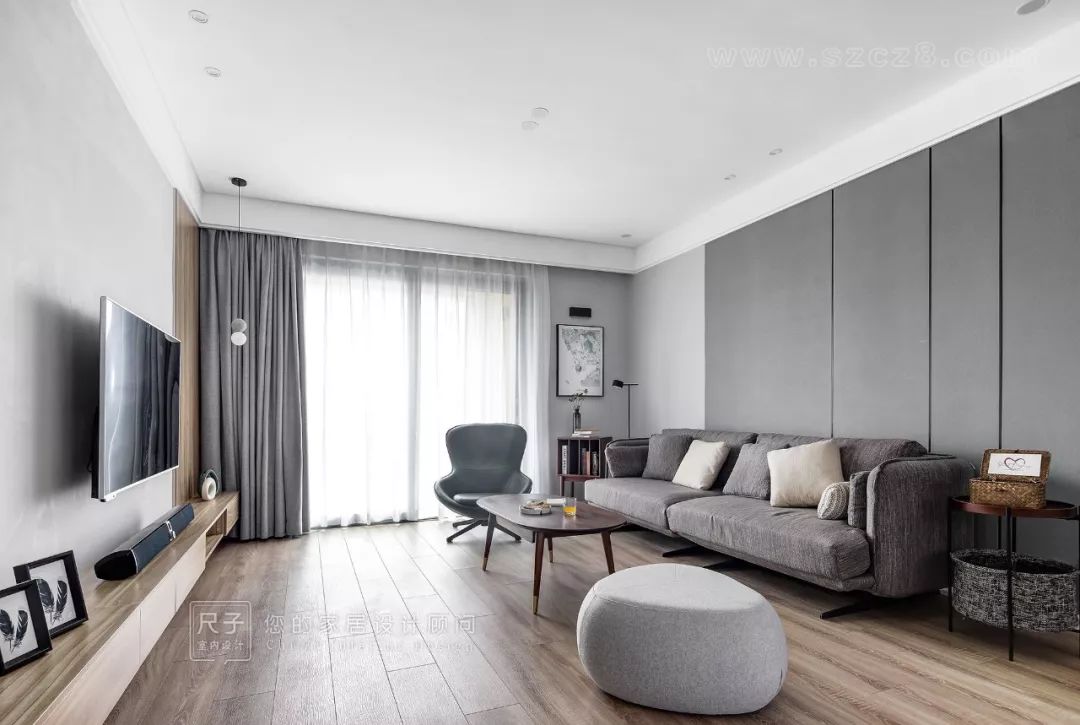 128㎡现代简约家,阳光餐厨区的魅力与生活阳台的巧妙改造-41