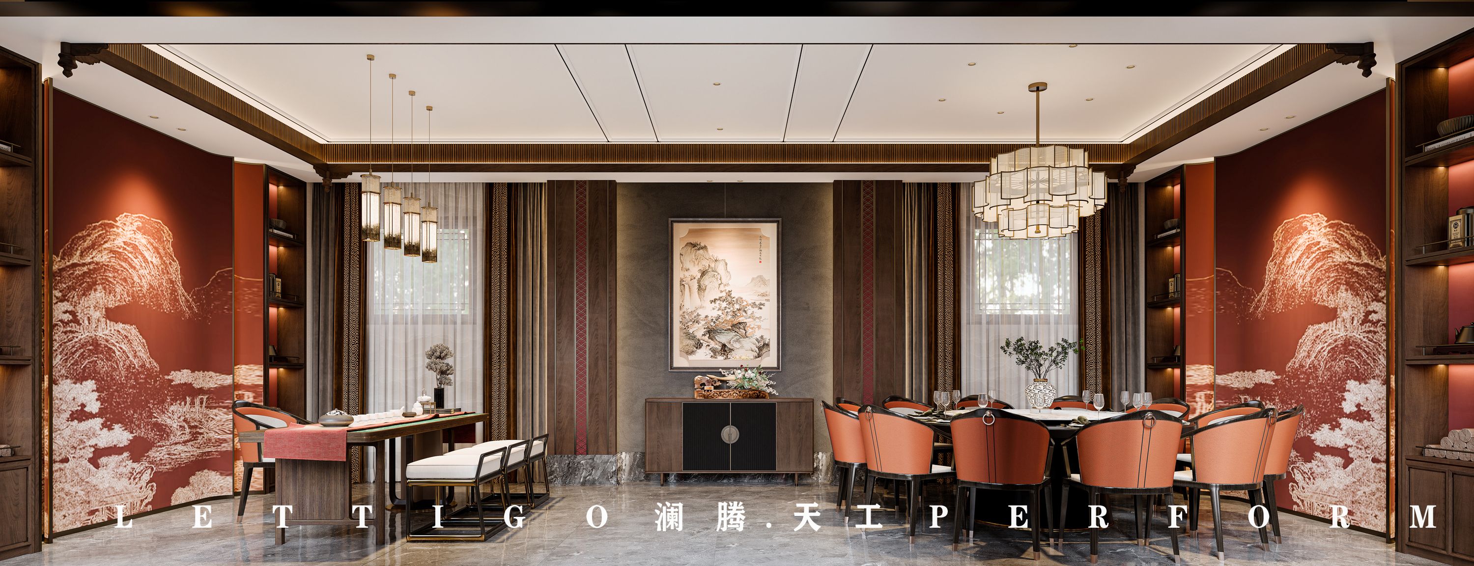 融合东方美学的雅致，属于中式古朴风的典雅私人会所-8