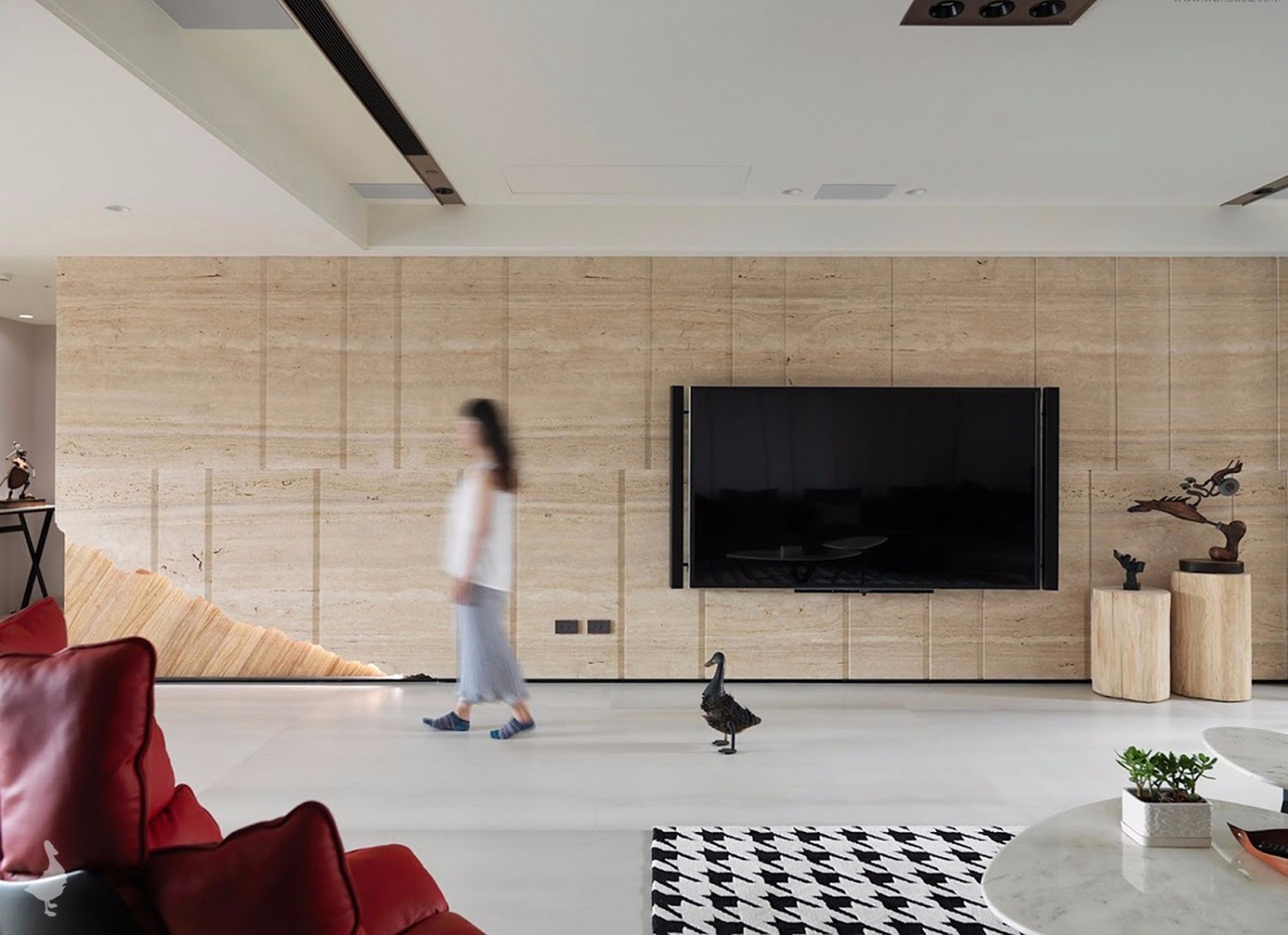 现代简约住宅的回然冠宇与瑞空间设计-5