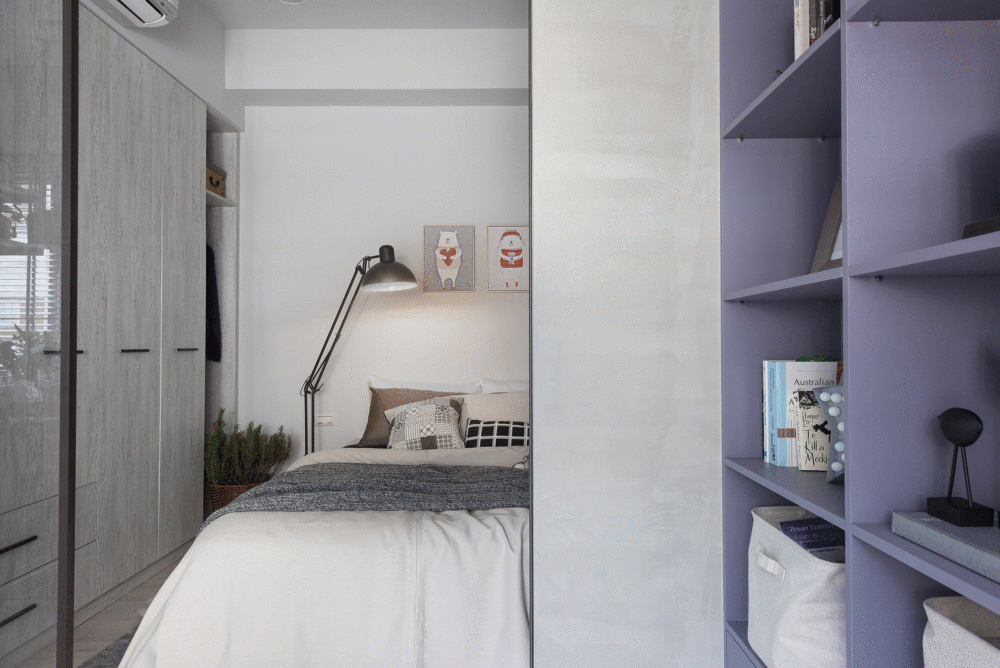 现代工业风 31㎡住宅，寓子设计诠释水泥墙与木质的完美融合-13