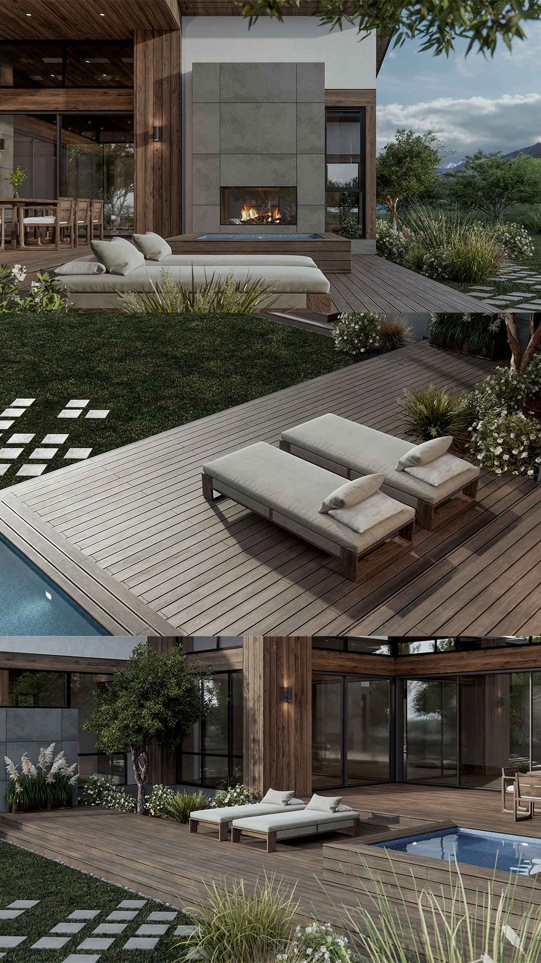 Modern House with Garage and Terrace-6