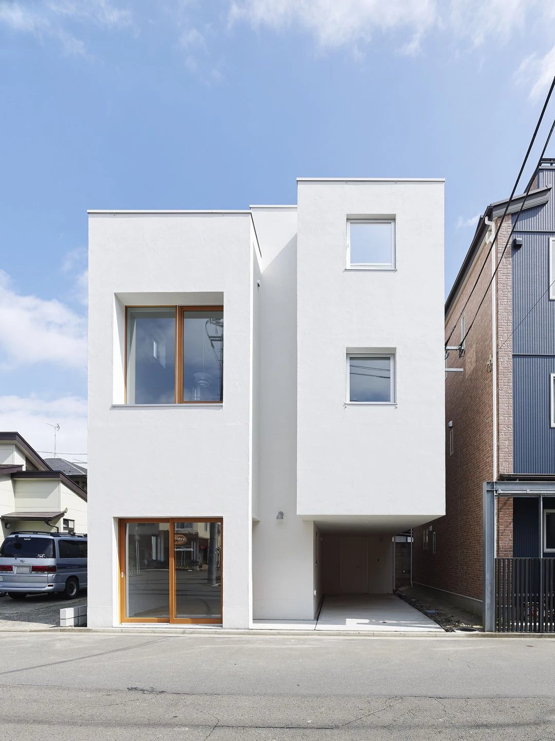 Sendai 山间“horizontal house”-13