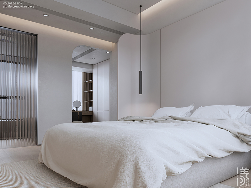 暖色系现代简约风住宅设计丨深圳漾空间设计有限公司-49