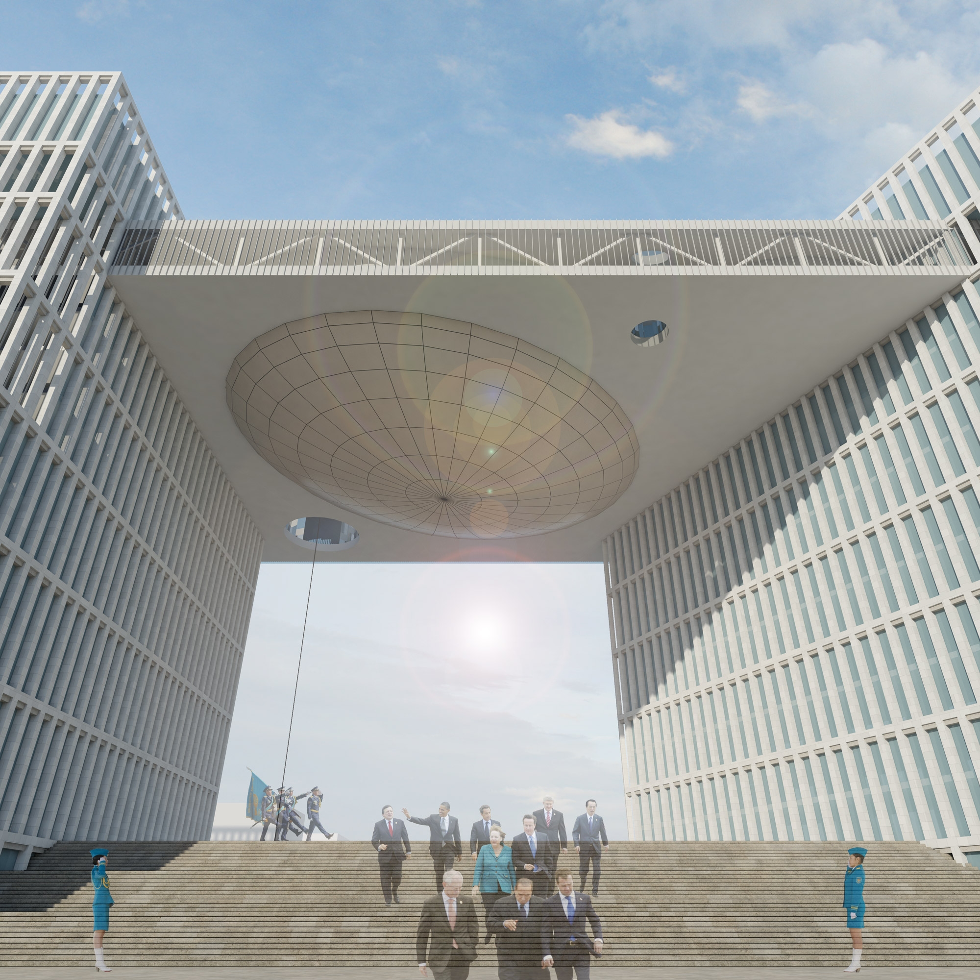 多功能国防部大楼 · 现代设计与多功能空间的完美结合-4