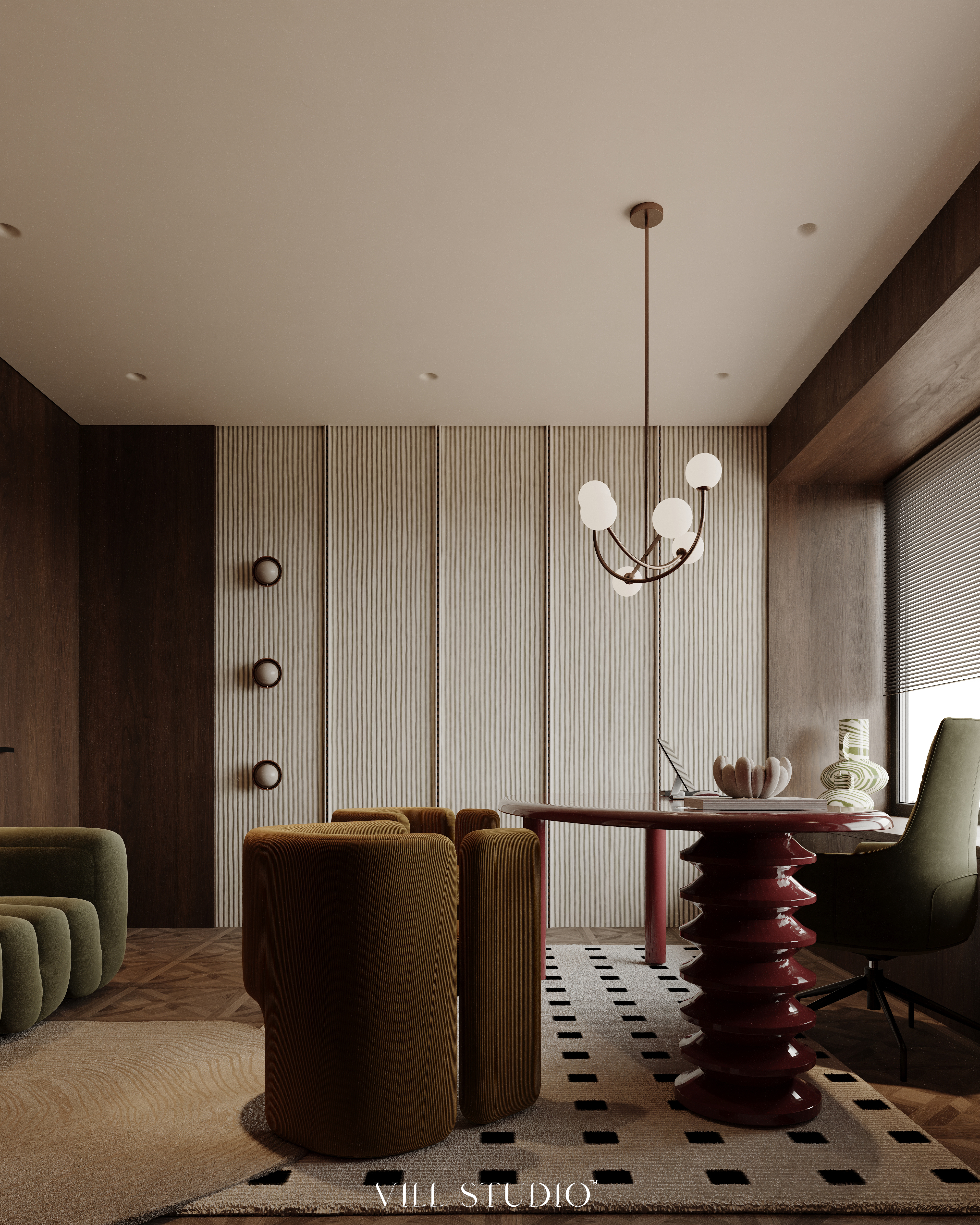 WARM CONTEMPORARY OFFICE INTERIOR | QATAR-13