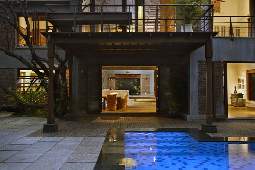 Indian Brick House with an Architectural Design Influenced by a Mango Trees Plantation-33