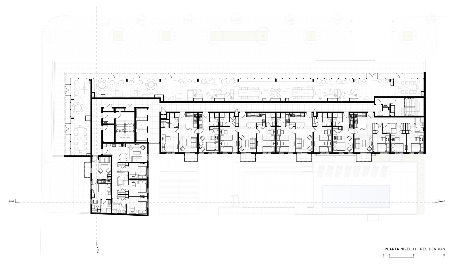 智利圣地亚哥学生公寓建筑设计-61