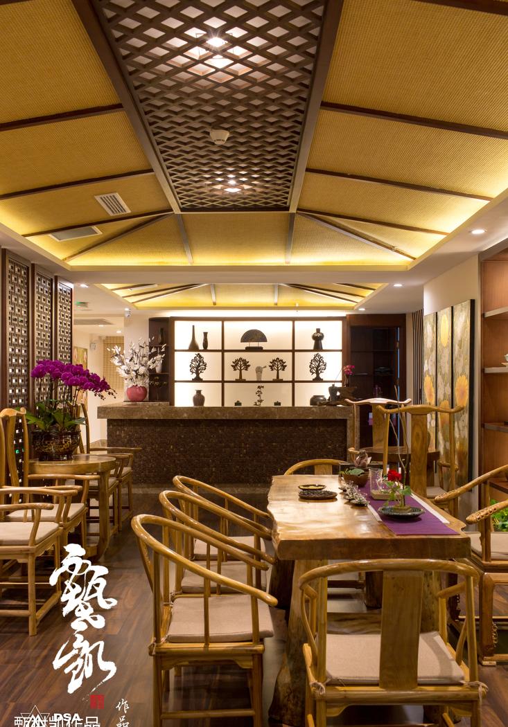 瑜伽馆丨甄世凯设计—【优雅.东方】鞍山市摩力瑜伽-23