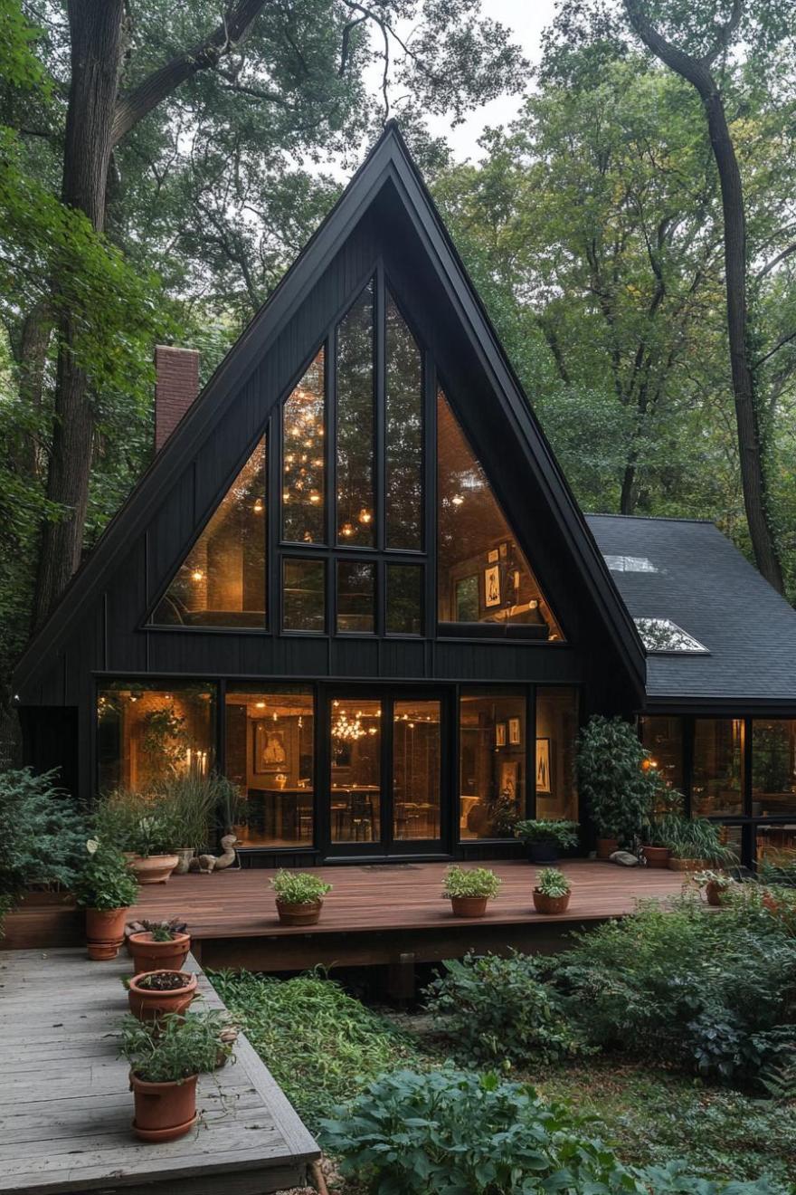 26座Aframe风格自然爱好者小屋丨BuildGreenNewHomes-88