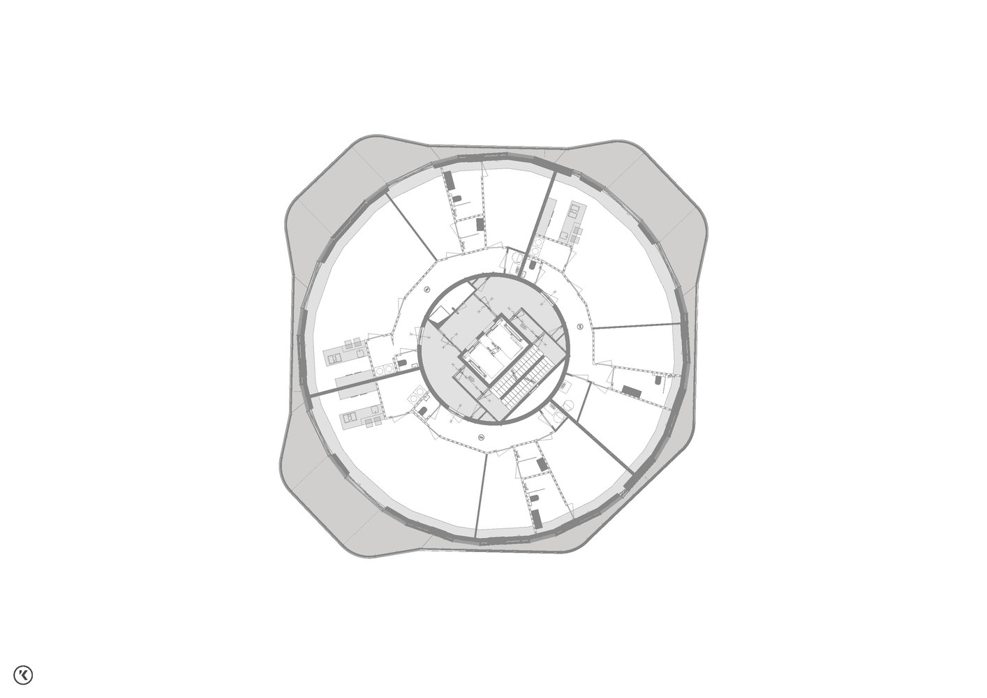 荷兰曼哈顿城市住宅大楼丨Kern Architecten-41