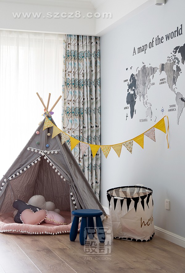 尺子室内设计 Full House177㎡北欧风大宅也很美-49