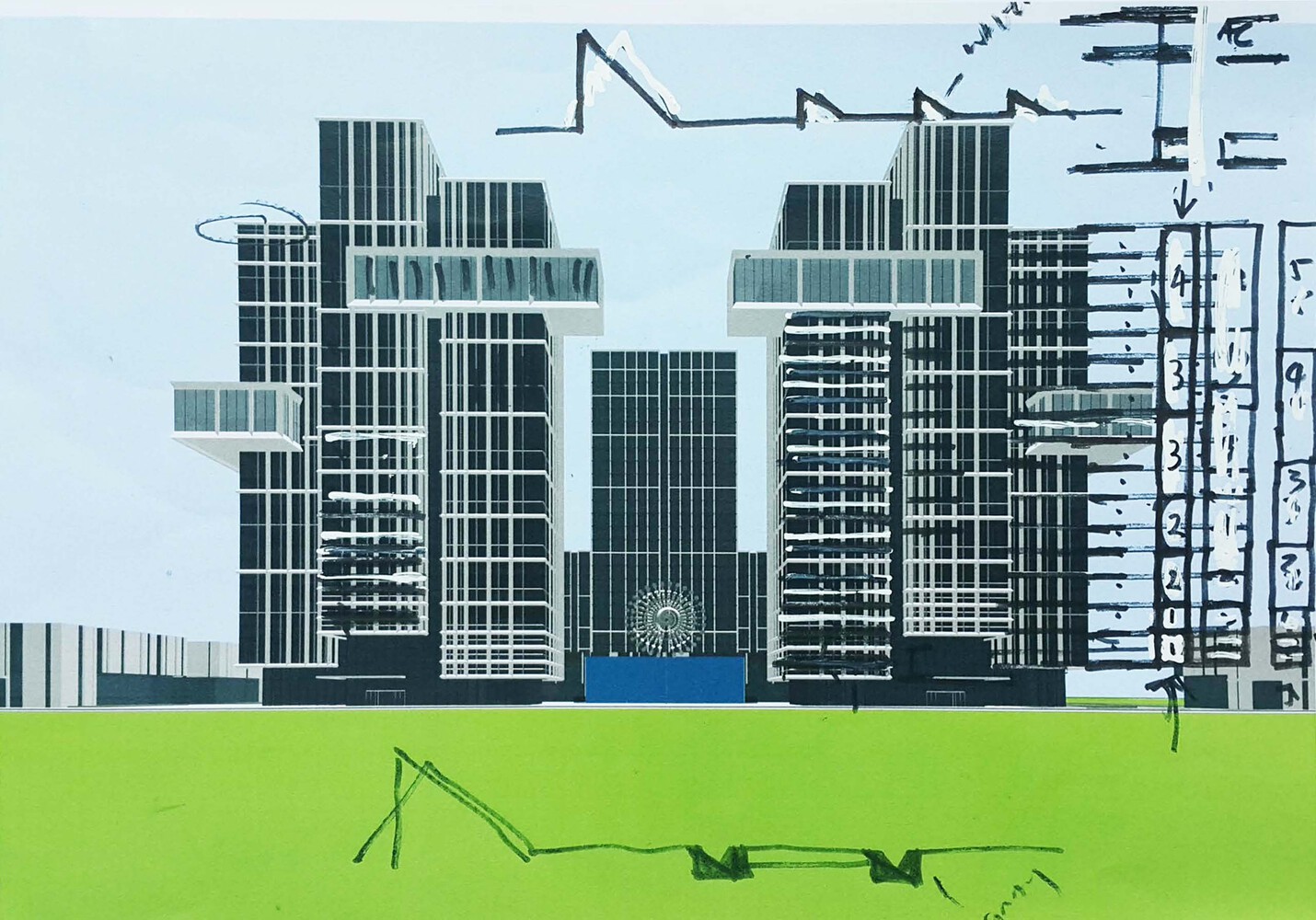 杭州 Winland Center丨中国杭州丨Arquitectonica,Farrells 等-80