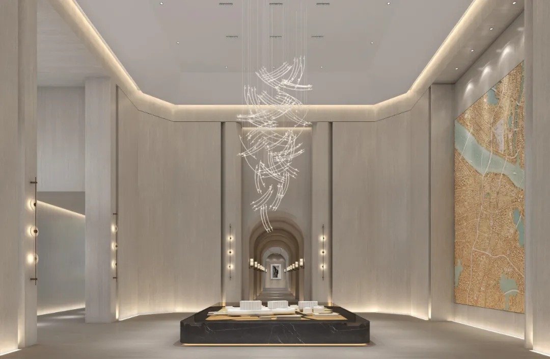   李益中空间设计丨西安万科·金域缇香售楼中心  室内设计 丨中国西安-43